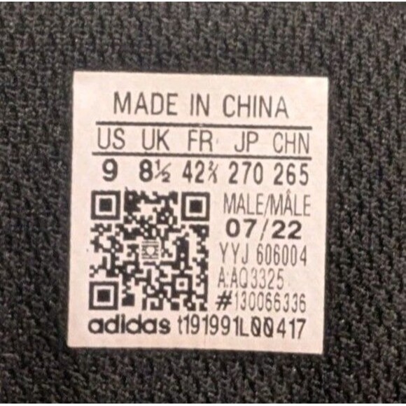 Adidas HVC 2 Wrestling Shoes Men’s Size 9 MMA Boxing Gum Soles AQ3325 NO LACES - Picture 7 of 7